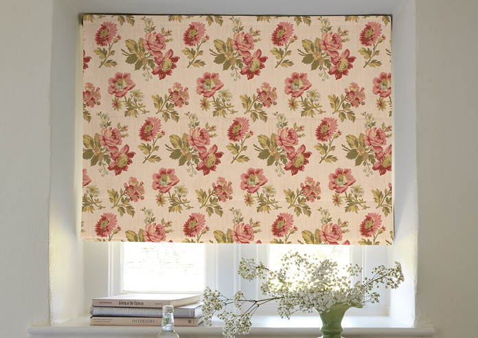 Shabby Chic by Rachel Ashwell Eloise, Vintage Pink - Twist&Fit Roman Blind - Image 3